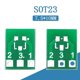 thumbnail image 3 of 50Pcs SOT23 SOT23-3 Turn SIP3 Double-Side SMD Turn DIP SIP3 Adapter, 3 of 5