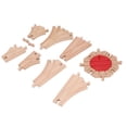 thumbnail image 1 of WoodenTrack Set, WoodenTrack Expansion Pack for Toddlers Educational DIY Building Assembly Toys, 1 of 7