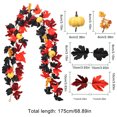 thumbnail image 2 of 5.7 ft Wedding Fireplace Mantel Wall Hanging Maple-Leaf Garlands Artificial Fall Vine Garland for Halloween Thanksgiving Christmas Decor, 2 of 8