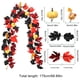thumbnail image 3 of Uuiauoio Halloween Maple Leaf Garland Artificial Rattan Hanging Decor for Indoor Mantel Party Fireplace Wall Decoration, 3 of 8