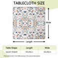 thumbnail image 2 of Stretch Fit Boho Flowers Design Table Cover with Secure Hem for Outdoor Patio and Indoor Tables, 2 of 6