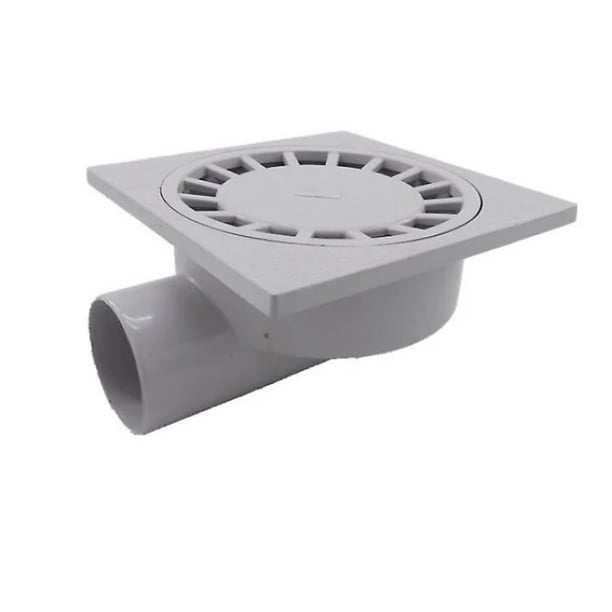 Por 200 mm x 200 mm, salida de 75 mm, drenaje de piso, baño, cuarto húmedo, ducha, plástico PVC