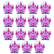 Hello Hobby Wood Castle Shapes, 15 Pre-Painted Wooden Castles, 4 in. x 4 in. Each