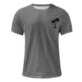 thumbnail image 4 of Sweatshirts for Men Men Print Short Sleeve Round Neck T-shirt Casual Fashion Short Sleeve, 4 of 5