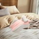 thumbnail image 1 of Almohada Para Rodillas, Almohada Para Piernas, Cojín De Apoyo Para Piernas Para Viajes, Oficina, Lectura, Rosa Y Gris Rosa Gris, 1 of 8