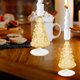 thumbnail image 1 of onlyliua Liquidación de Rebajas de Hoy Candelabros para Árboles de Navidad, Adorning Navideños, Adorning Navideños de Vidrio para Escritorio, Adorning Fiestas Navideñas, 1 of 6