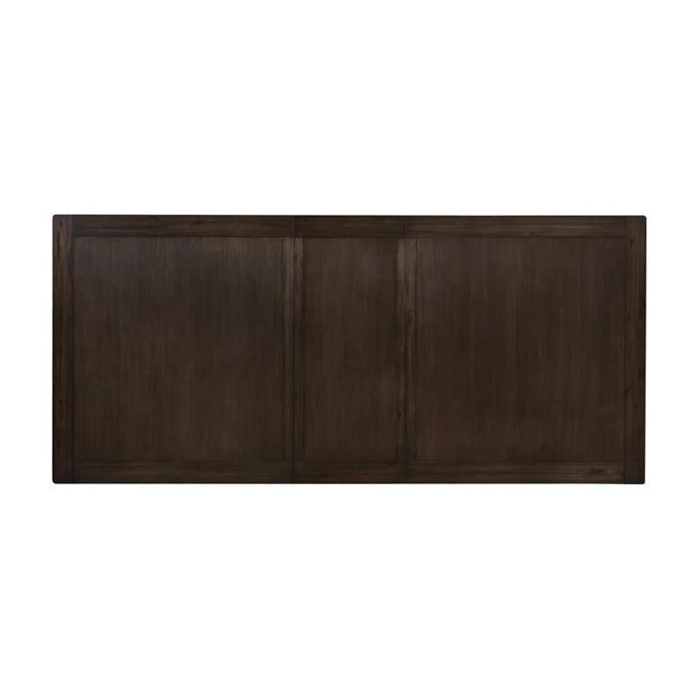 Bowery Hill Solid Wood Expandable Dining Table in Espresso Finish