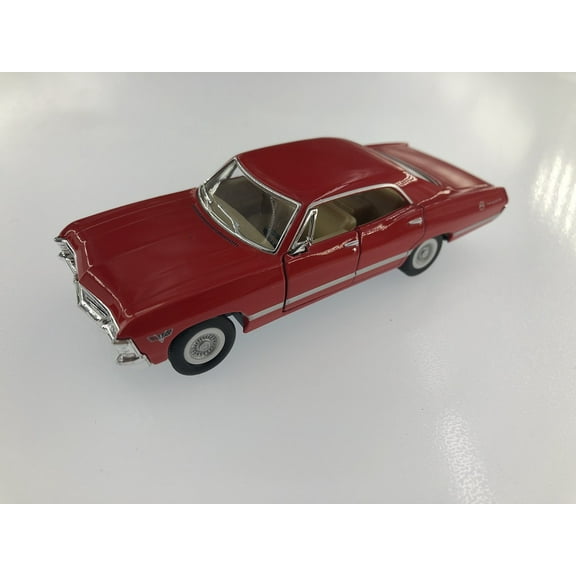 5" Kinsmart Chevy 1967 Chevrolet Impala Diecast Model Toy Car 1:43 Red