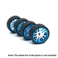 thumbnail image 4 of 8Pcs Rubber Tyre Tires Wheel for K969 K989 P929 Iw04M Iw02 Mini-Z Mini-D Mini-Q 1/28 RC Drift Racing Car, 4 of 7