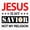 1pcs, variant on Is My Savior Not My Religion Christian Graphic Sticker