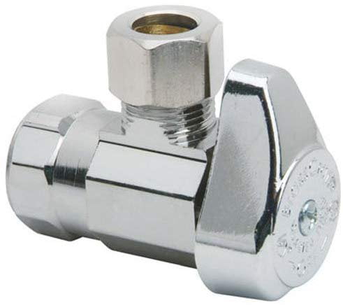 Wall Mounted 1/2"Angled Water Stop Cock Isolating Valve Male/Female Thread Brass 