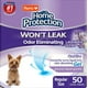 thumbnail image 1 of Hartz Home Protection Almohadillas perfumadas para eliminar olores para perros, superabsorbentes y sin fugas, aroma a lavanda, tamaño normal, 50 unidades, 1 of 7