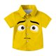 thumbnail image 3 of Blusa y camisa de manga corta con cuello vuelto para niños y niñas, moda, estampado bonito con bolsillo, camisa informal de manga corta para niño., 3 of 8