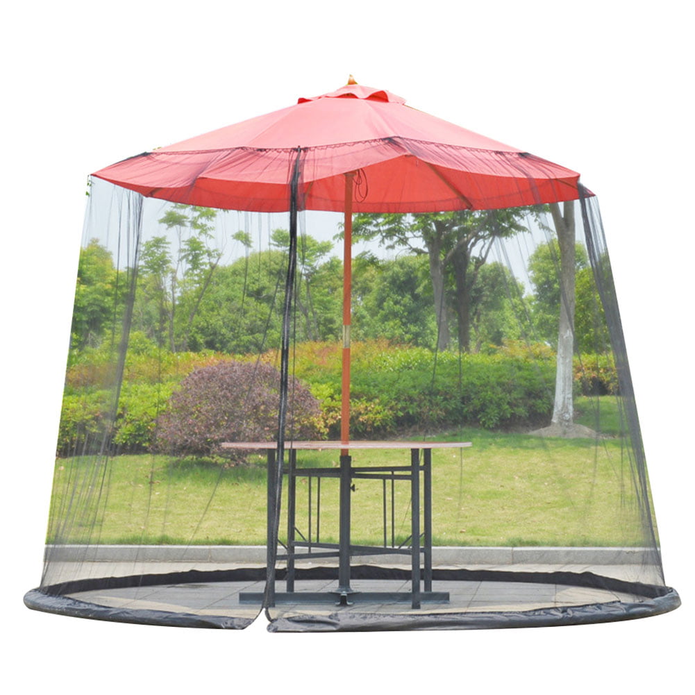 Outdoor Mosquito Net Patio Umbrella Cover Netting Screen Uv Resistant For Yard Camping Com - Bug Net For Patio Umbrella
