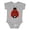 AC-Heather Grey, variant on Lady Bug Girls Baby Bodysuit