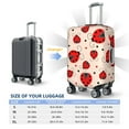 thumbnail image 6 of Fotbe Red Ladybug Luggage Cover Protector,Suitcase Protector,Scratch and Dirt Resistant,Fits 18-32 Inch Luggage-Medium, 6 of 9