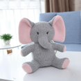 thumbnail image 1 of 23cm Algodón Lana Tejer Animal Muñeca Juguete Niños Muñeca Relajante Bebé Sonajero Muñeca-Elefante, 1 of 1