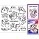 thumbnail image 1 of Sellos transparentes de cerdo chef de dibujos animados para tarjetas, ideales para hacer comida. Sellos transparentes de cerdo feliz de 5,91 x 5,91 pulgadas., 1 of 9