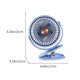 thumbnail image 3 of Mini ventilador portátil con abrazadera de escritorio para uso en dormitorios de estudiantes, con enchufe USB., 3 of 6