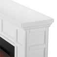 thumbnail image 6 of Real Flame Alcott Electric Fireplace White Mantel Infrared Firebox Adjustable Multiple Flame Colors, 6 of 25