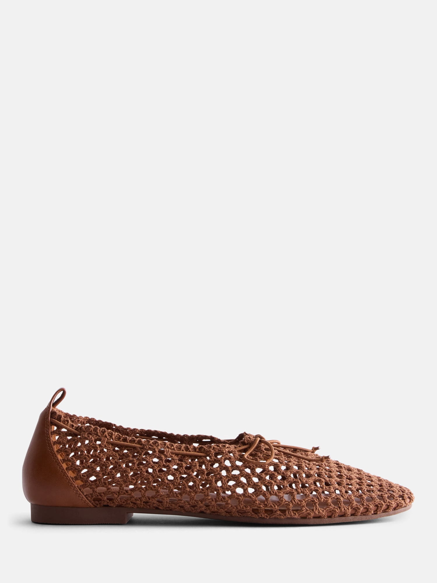 Scenario Women's Knit Bow Ballet Flats