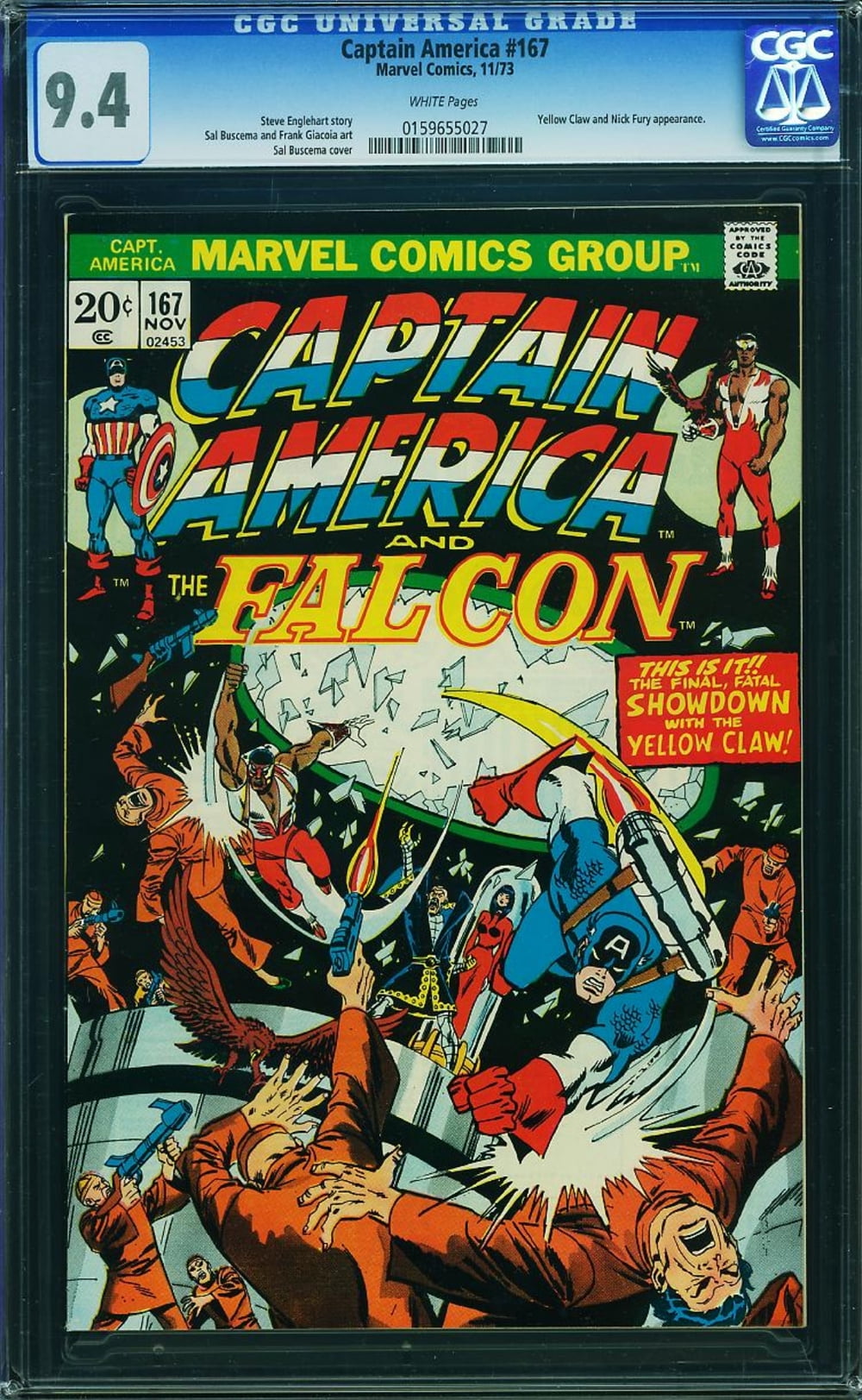 Cover of Captain America #167