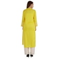 thumbnail image 4 of Phagun Long Party Wear Kurta For Women Embroidered Designer Kurti Ethnic wear Rayon Kurta, 4 of 6