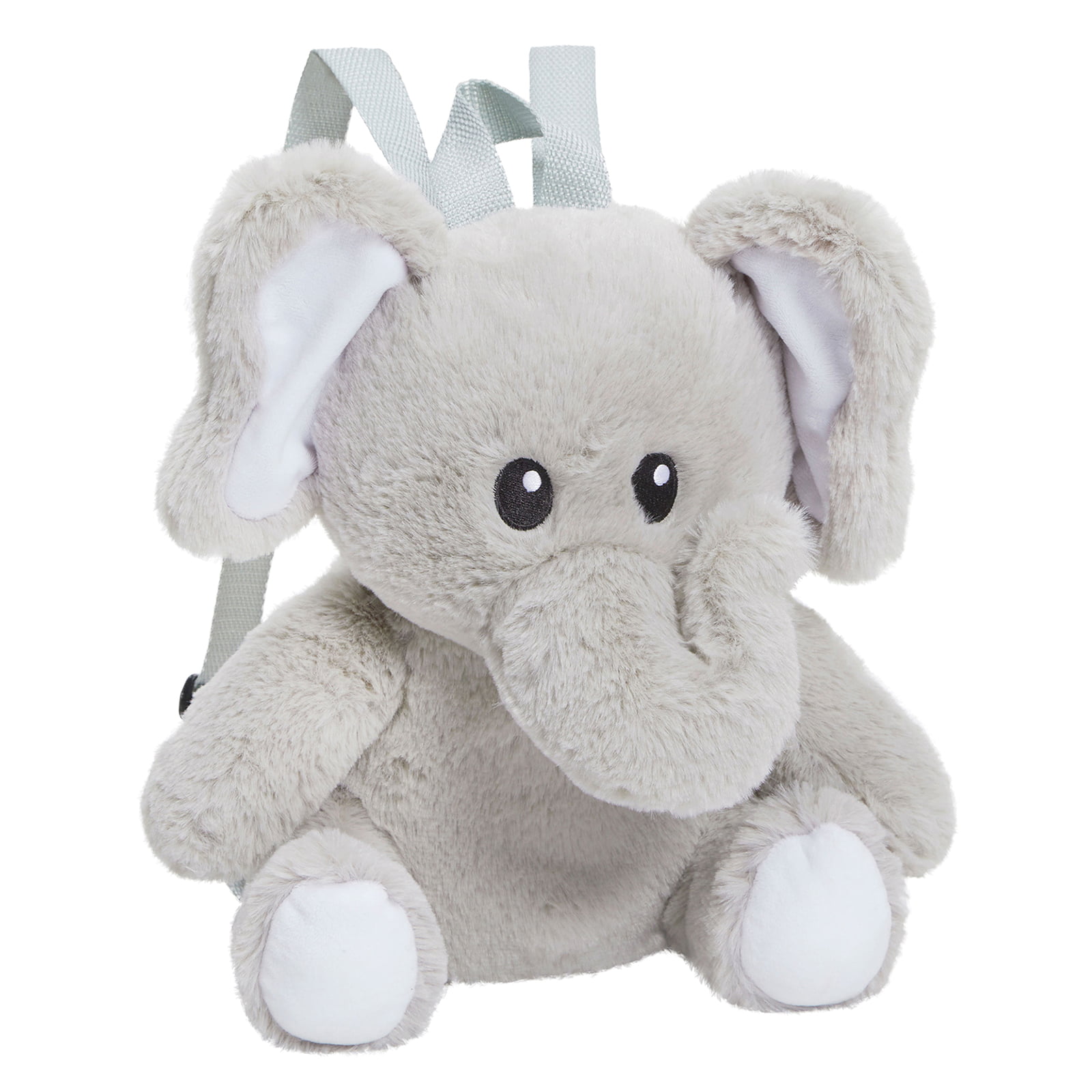 12'' Plush School Bag Lovely Animal Elephant Backpack for w/ 3D Long Trunk  Soft Cartoon Theme Day Pack for Toddler Boy G 