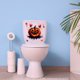 thumbnail image 5 of ¡Ofertas de decoración de Halloween! Adhesivo de baño con colmillos de calabaza sangrientos. Adhesivo decorativo de pared para baño aterrador., 5 of 7