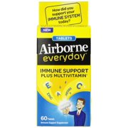 Angle View: 6 Pack Airborne Everyday Immune Support Supplement and Multivitamin 60 Tabs Each