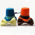 thumbnail image 3 of Bangcool Lizard Hat Mini Decorative Bearded Dragon Hat with Bowtie & Leash for Christmas, 3 of 10
