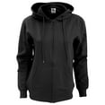 thumbnail image 1 of SG Ladies Full Zip Plain Hooded Sweatshirt, 1 of 3