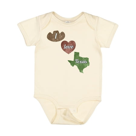

Inktastic I Love Texas Gift Baby Boy or Baby Girl Bodysuit