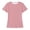 Pink, variant on Girls Shirts Short Sleeve Knit Shirt Casual Round Neck Tee Top Soft Blouse for School Kids Black 5 Years-6 Years