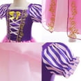 thumbnail image 5 of Girls Princess Costume Dress Female Puff Sleeve Fancy Dress Up, Size for 8-9Y Little Girls, 5 of 6