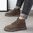 thumbnail image 7 of AUDeals Men's Chukka Boots, Warm Suede Lace Up Ankle Shoes with Durable Comfort, Classic Outdoor and Work Style, 7 of 7