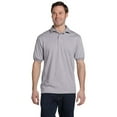 thumbnail image 1 of Hanes 054 EcoSmart Men's Polo Shirt - Light Steel - 4X-Large, 1 of 1