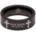 thumbnail image 5 of Matthew 28:20 Tungsten Carbide Ring, 5 of 9