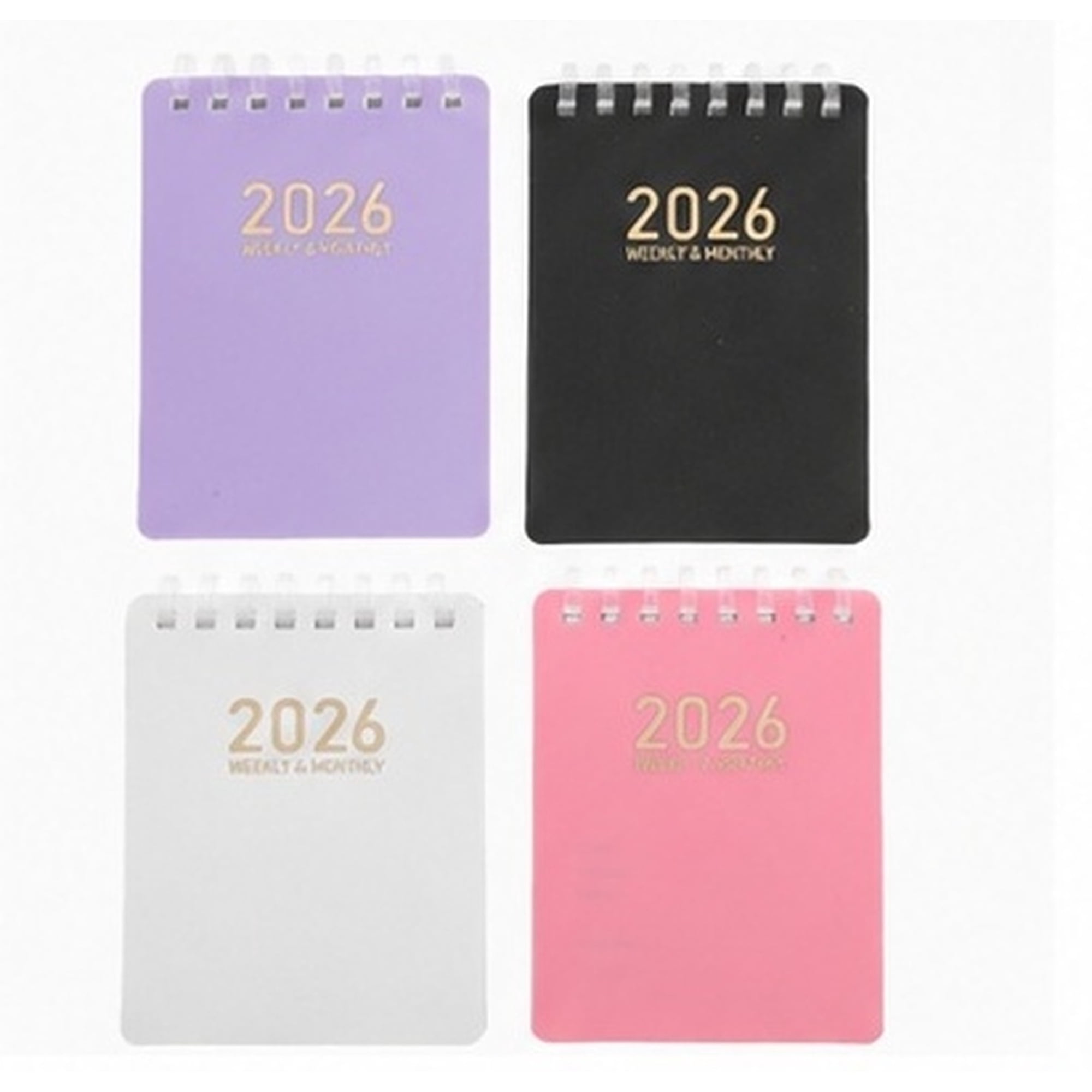 OULII Monthly Calendar Notebook with PP and Paper Lightweight Portable Design for Planner for College