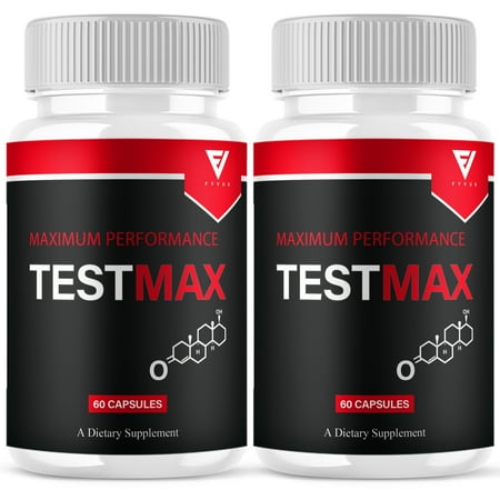 (2 Pack) TestMax Advanced Pills, Test Max Performance Supplement (120 Capsules)