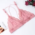 thumbnail image 2 of Varsbaby Women's Wirefree Bra and Lace Thongs Sexy Lingerie Set, 2 of 5