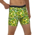 thumbnail image 5 of Sigee Kiwi Fruits Summer for Men's Boxer Briefs,Moisture Wicking and Breathable X-Large, 5 of 9