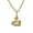 Gold - 26mm, variant on Men's Iced-Out Pendant Necklace with Rope Chain – Hip Hop Inspired Religious Statement & Jewelry, Gift for Him - 31mm Gold