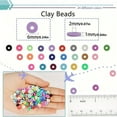 thumbnail image 5 of Cosgrinch 6000 Pcs Clay Beads Bracelet Making Kit, Jewelry Making Kit, Girls Friendship Bracelet with Letter Beads, Crafts Gifts for Girls, 5 of 6