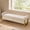 Beige, variant on BaseBeauty 67" King Size End of Bed Storage Bench, Storage Bench for Bedroom with Golden Legs, Teddy Upholstered Storage Bench, White