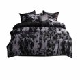 thumbnail image 1 of Maplenight Premium 3-Piece Full Bedding Set, Sheet Set, Cooling Bed Sheets for Hot Sleepers - Soft Polyester, Stylish Two-Sided Design, Machine Washable - Perfect Gift for Home Decor Black, 1 of 6