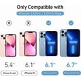 thumbnail image 2 of Camera Lens Protector for iPhone 13 & iPhone 13 Pro Max,Premium HD Clear Tempered Glass Lens Cover Flim[Case Friendly][Scratch-Resistant][Night Circle] Blue, 2 of 7