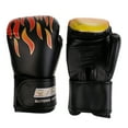 thumbnail image 1 of S SERENABLE PU Training Boxing Gloves MMA Fighting Punching Sandbag Sanda - Black, 1 of 7