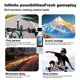 thumbnail image 5 of 1080P HD Handheld Action Camera, 1.97" Screen Pocket Sports Camcorder with 180° Rotating Lens, Fill Light, Slow Motion & Time Lapse, 4H Battery Life, for Vlogging, Cycling, Outdoor Sports, 5 of 7