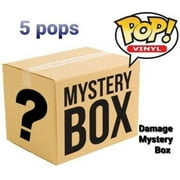 DAMAGE COMMON MYSTERY BOX LOT of 5 Funko POP! Vinyl Figures [Completely Random, No Duplicates!]